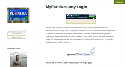 Desktop Screenshot of countyofflorida.org