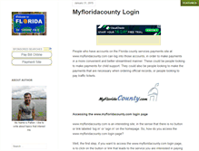 Tablet Screenshot of countyofflorida.org